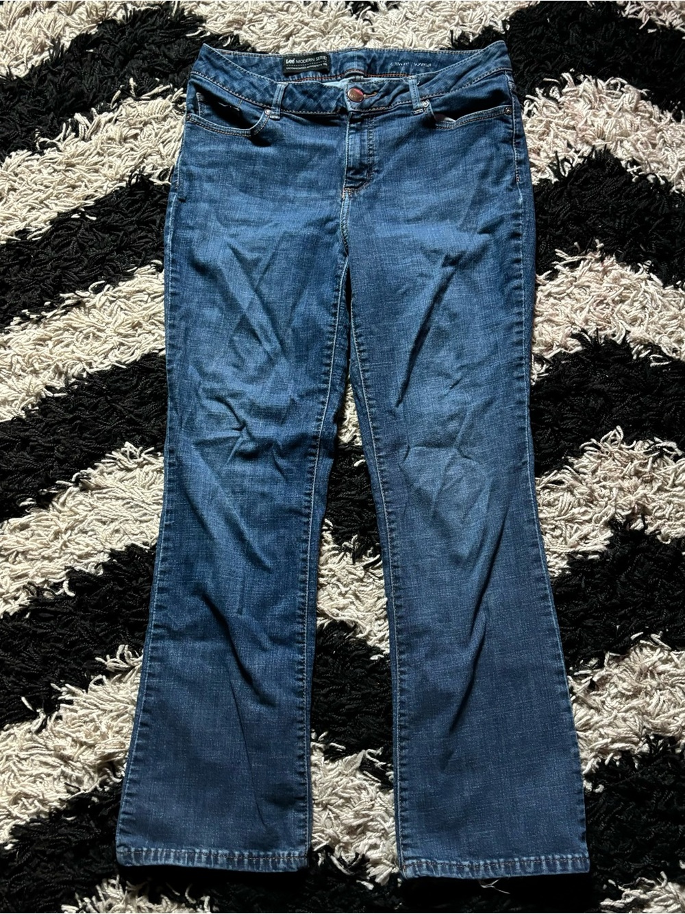 Lee Modern Series Curvy Fit Medium Wash Denim Bootcut Jeans